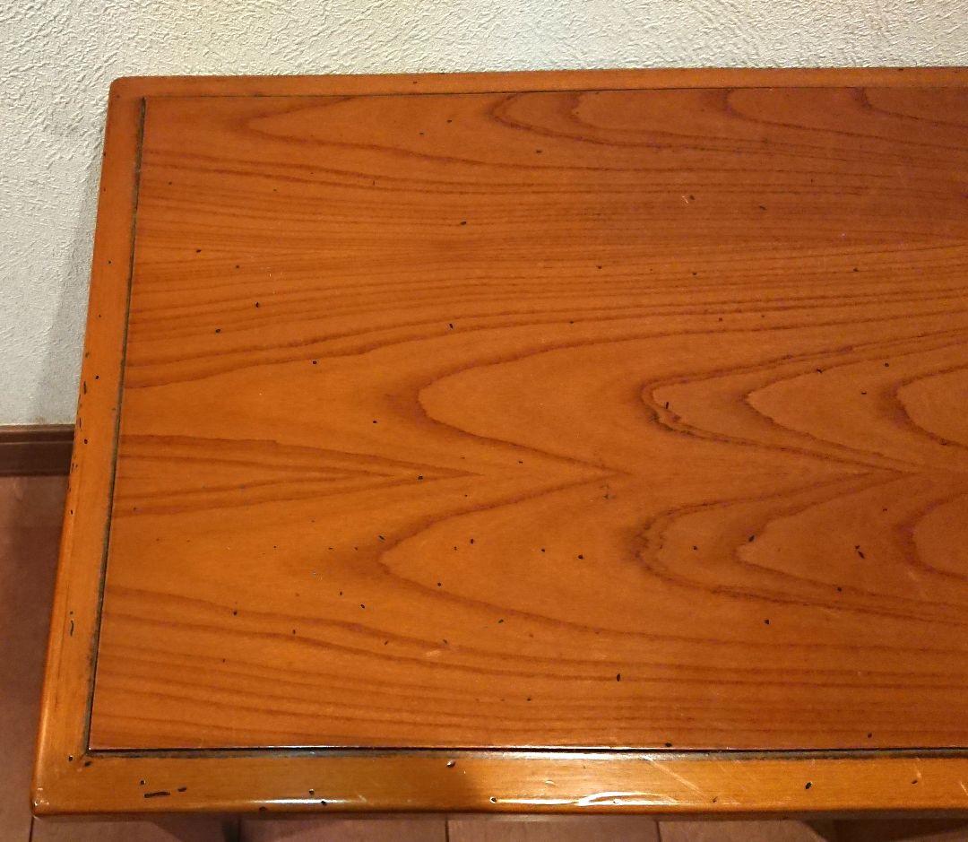 稀少 SELVA イタリア製 チェリー材 サイドテーブル アンティーク家具