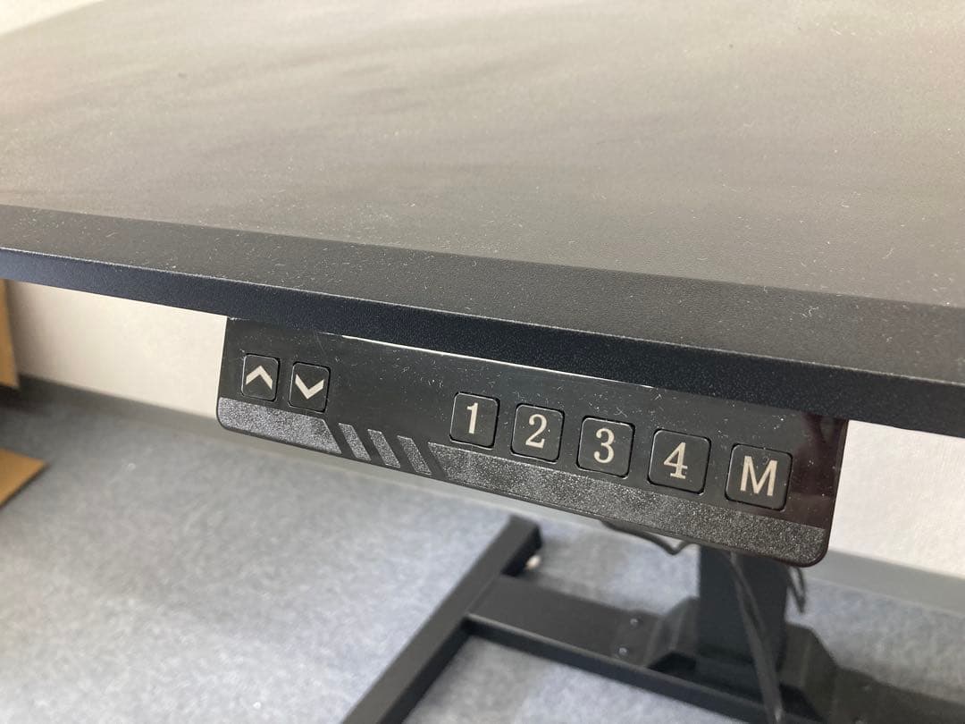 電動昇降デスク ブラック