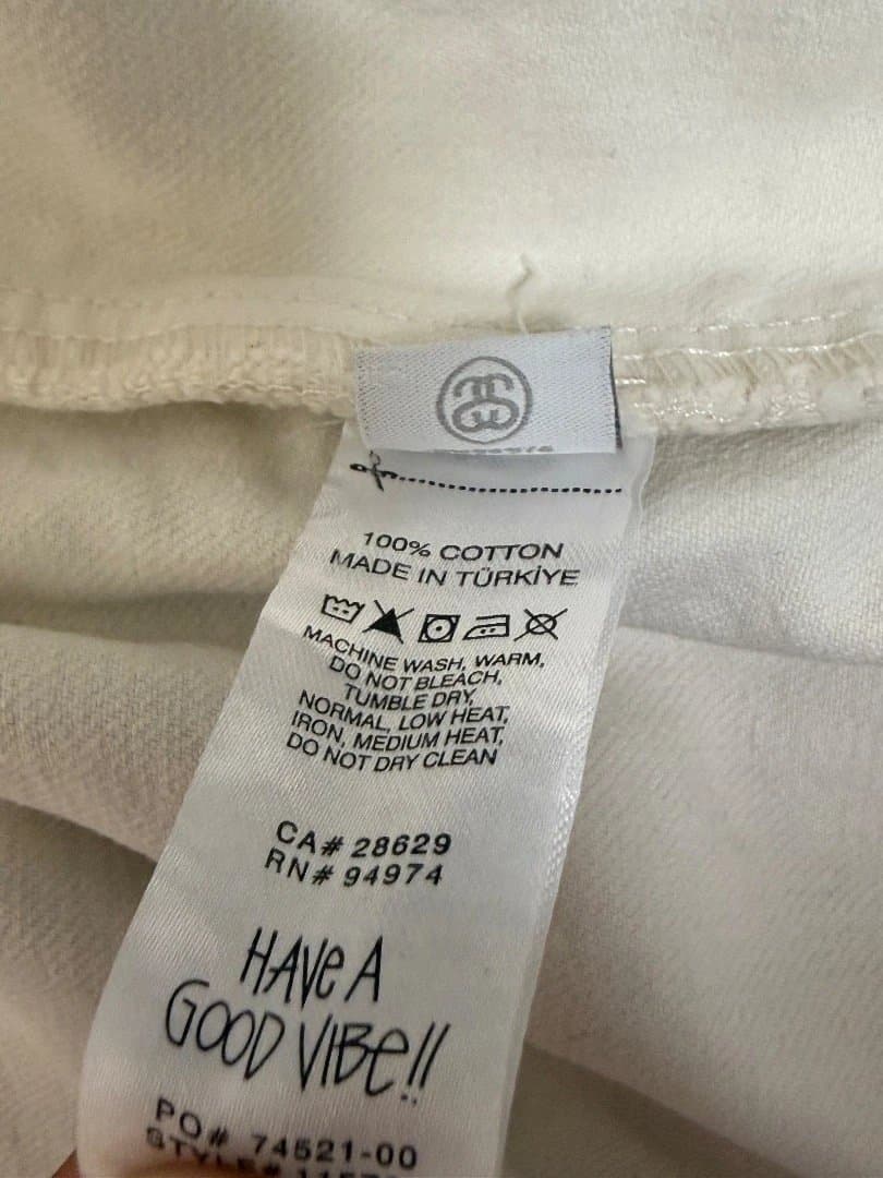 Stussy フード ピンク ワークジャケット ブルゾン