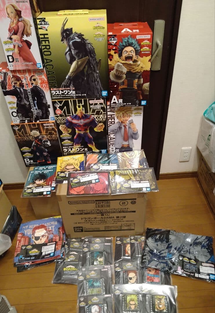 僕のヒーローアカデミア フィギュアセット新品未開封。