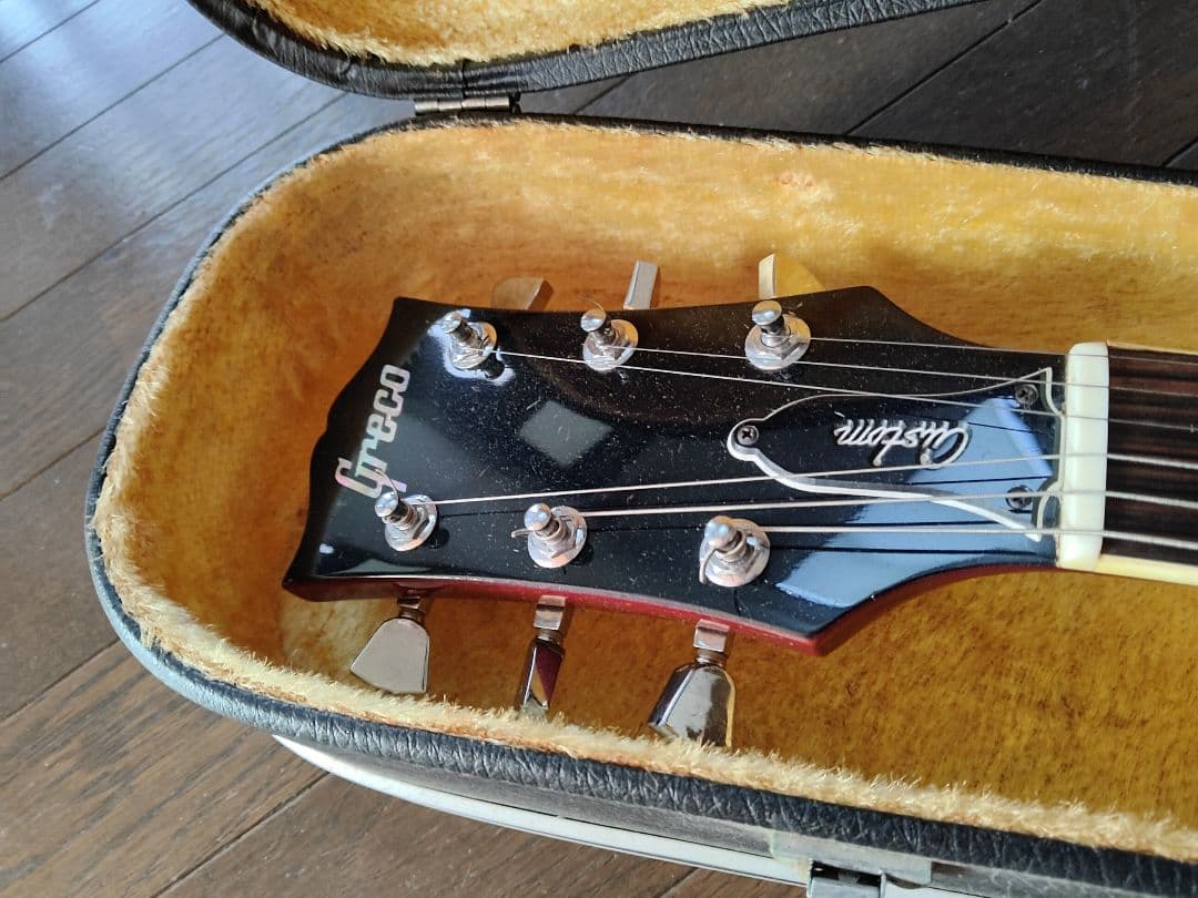 グレコ 75年製 レスポールカスタム 音出確認済 ビンテージ エレキ 希少