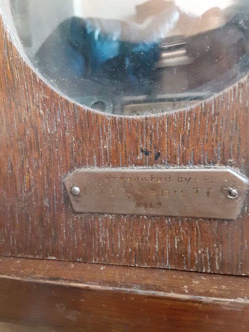 明治時代の大きなKienzle 掛時計 、ドイツ製、整備油注入済み、動作