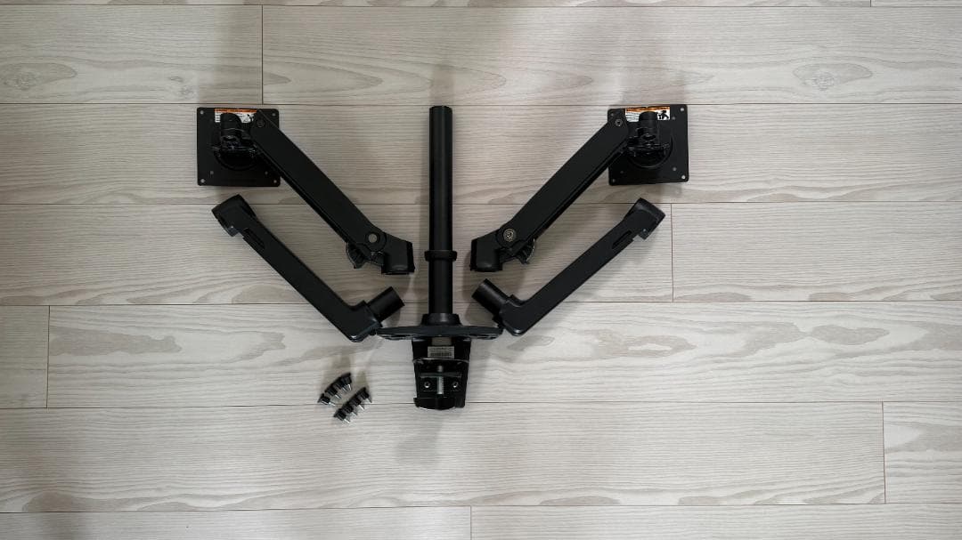 エルゴトロン LX モニターアーム デスクマウント デュアル ブラック