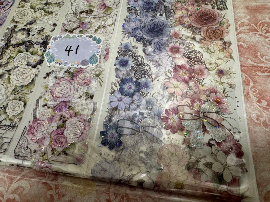 海外 PETテープ マスキングテープ 切り売りセット41