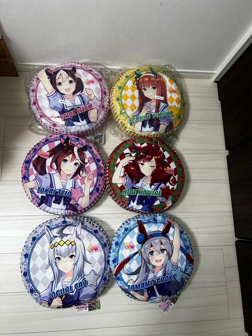 【謹賀新年セール】プライズ ウマ娘 ラウンドクッション 全42種 コンプリート