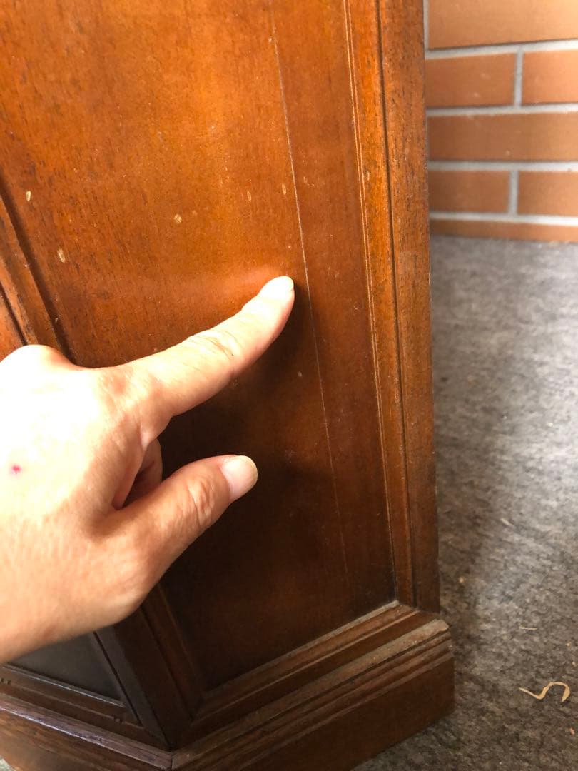 ヨーロピアン　イタリア　チェスト　ロココ調　アンティーク調　花台　木性　茶色