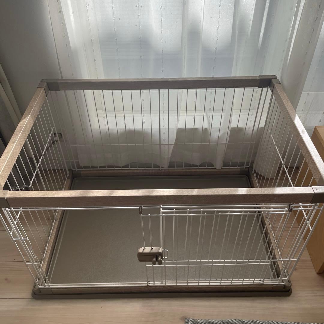 アイリスオーヤマ★犬　わんちゃんケージ　ウッド調