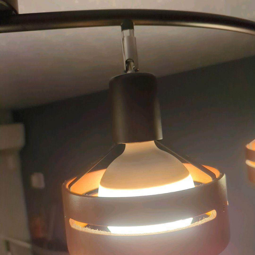 【美品】インターフォルム　シーリングライト　北欧ブラックアーチ　LT-5271