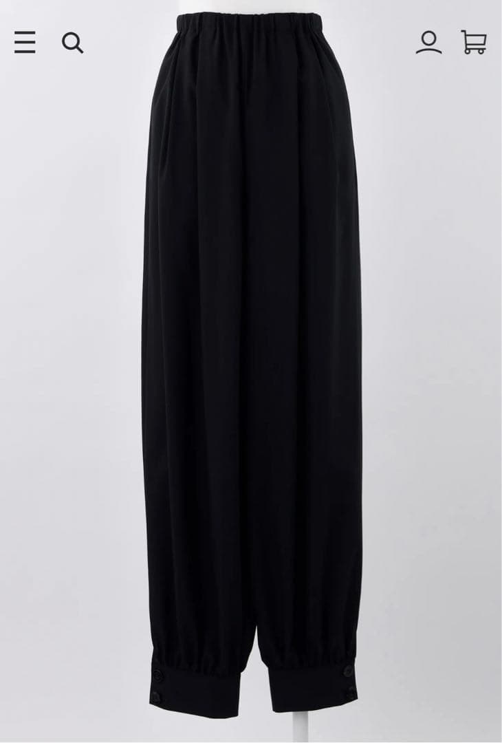 再値下げ！ENFOLD CUFF-HEM BALLOON-PANTS