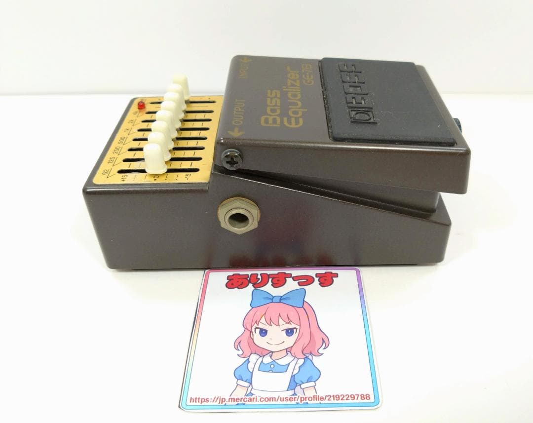b*r様 BOSS GE-7B 1991年 日本製 Bass Equalizer