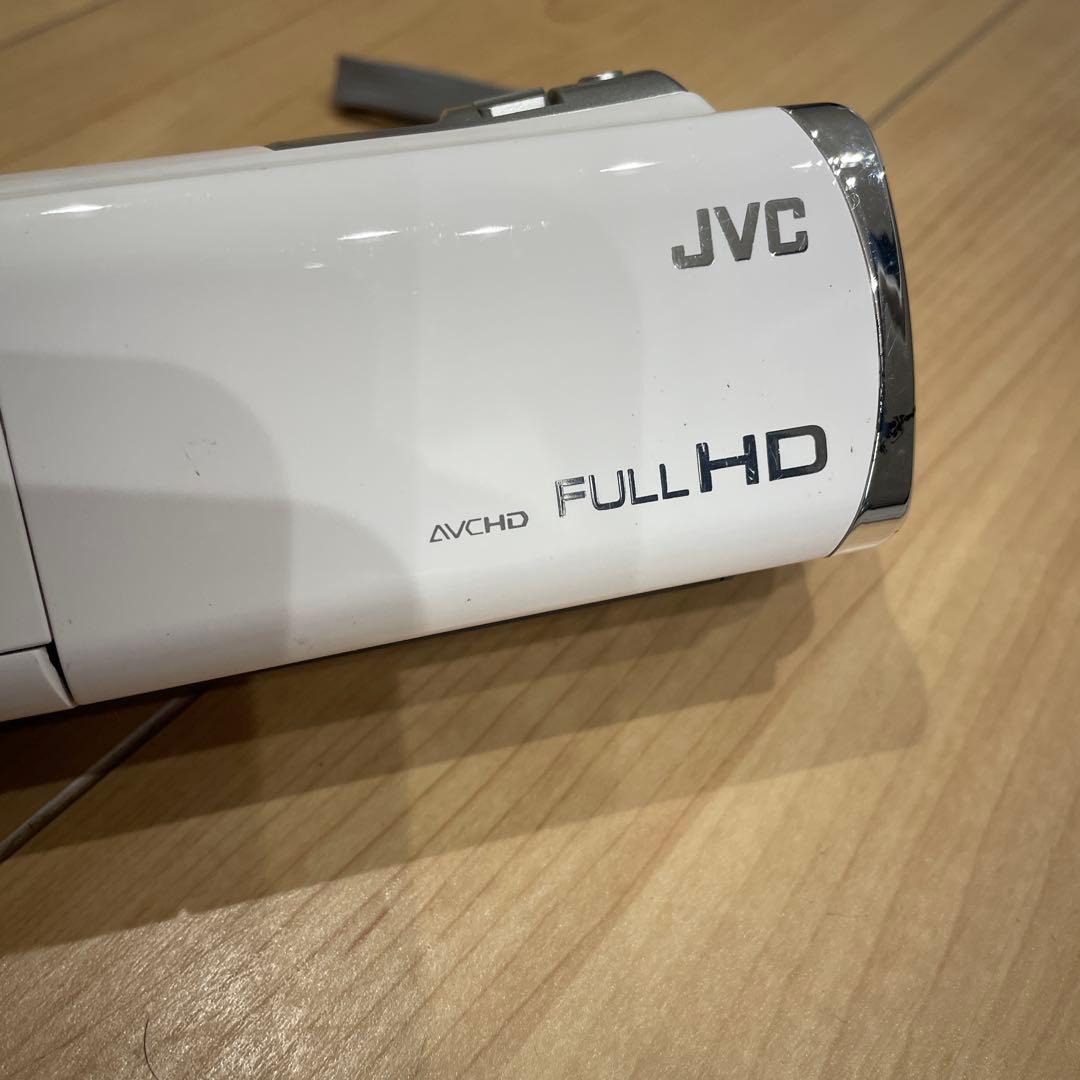 JVC GZ-HM33-W FULL HD ビデオカメラ