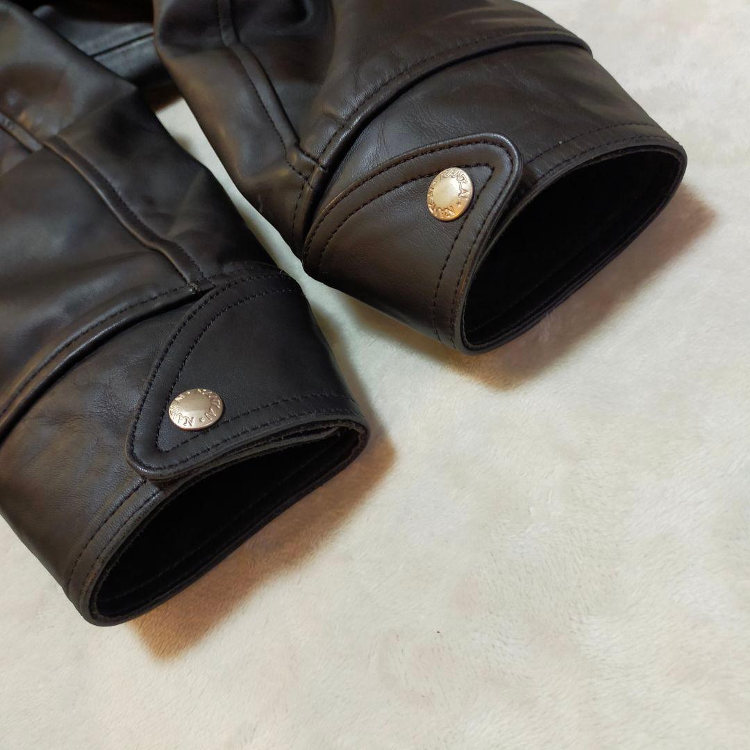 Man　美品　NANKAI　南海　ライナー付きシングルライダースジャケット