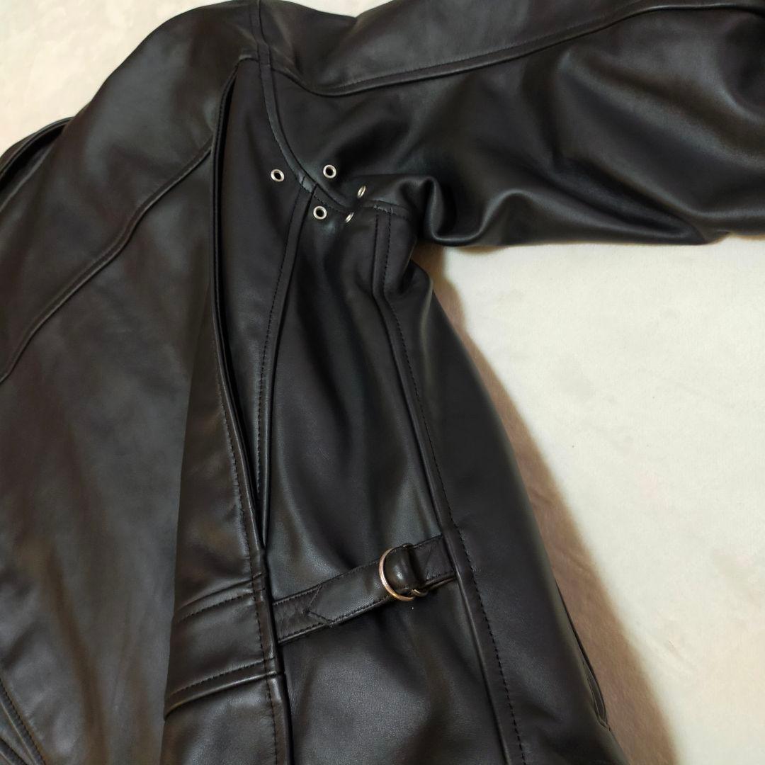 Man　美品　NANKAI　南海　ライナー付きシングルライダースジャケット