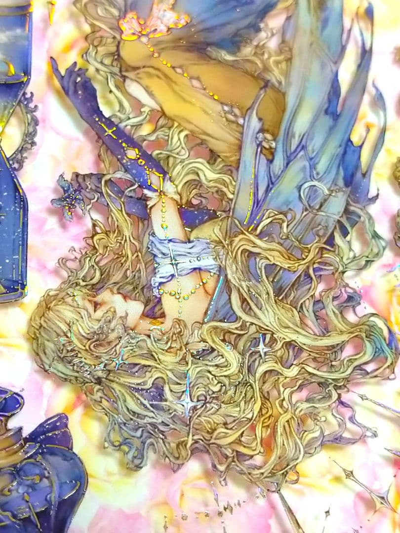 J421＃永恒(镭射金)猫匠的野蔷薇切り売り海外人物マステ女の子