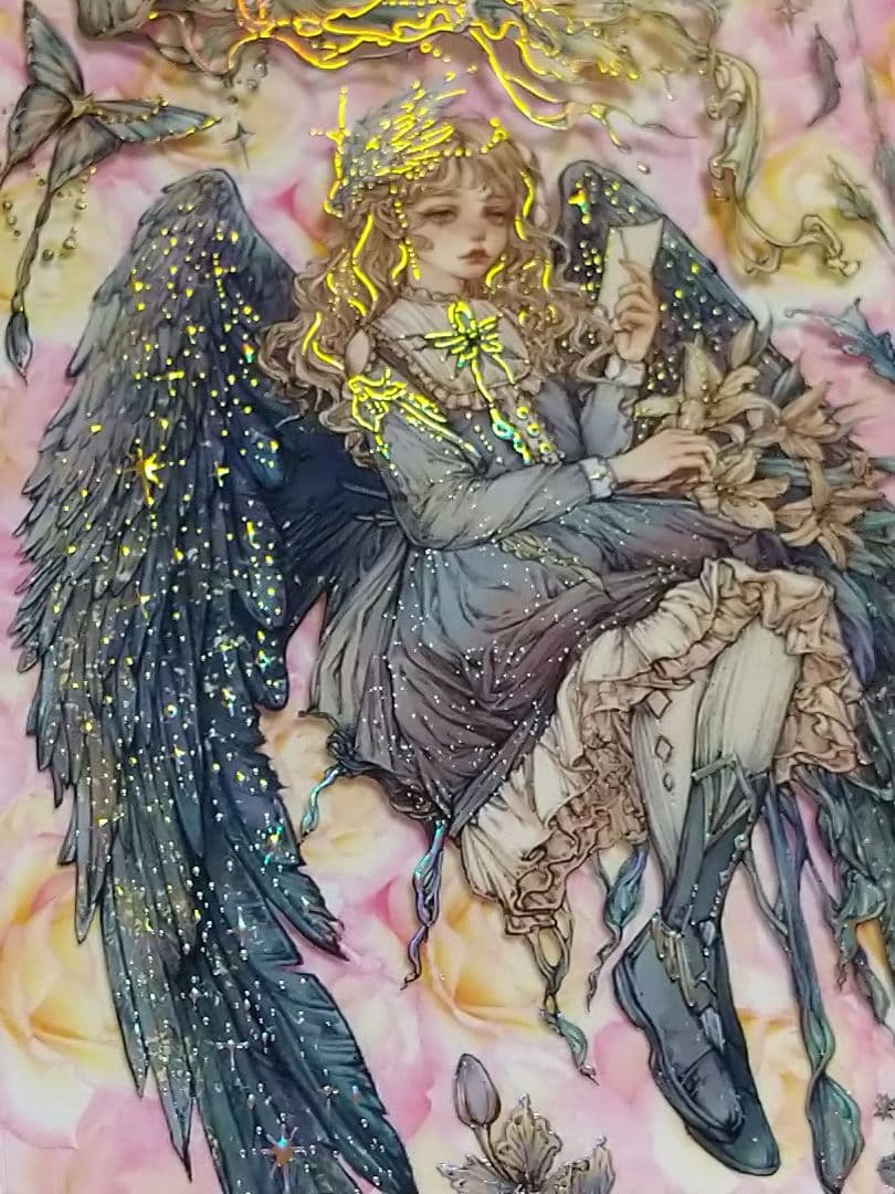 J421＃永恒(镭射金)猫匠的野蔷薇切り売り海外人物マステ女の子