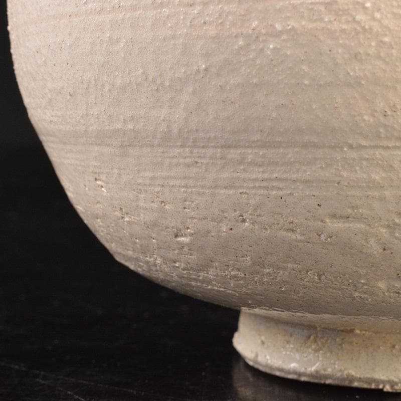 茶道具　萩焼　十代　三輪休雪作　白萩茶碗　共箱　V　R7278