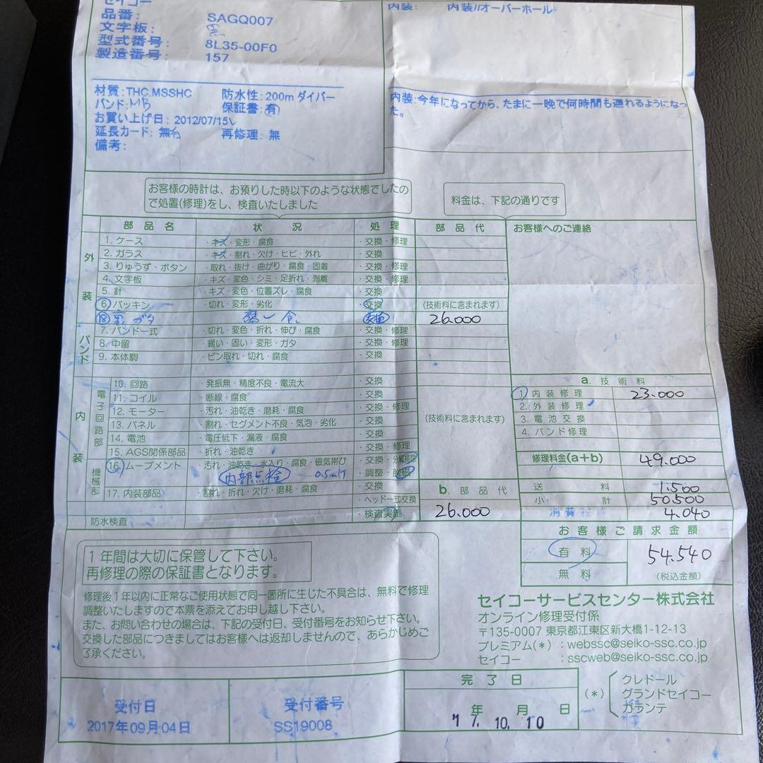 美品 完品 SEIKO SAGQ007 ダイバーズ ブライツフェニックス 限定