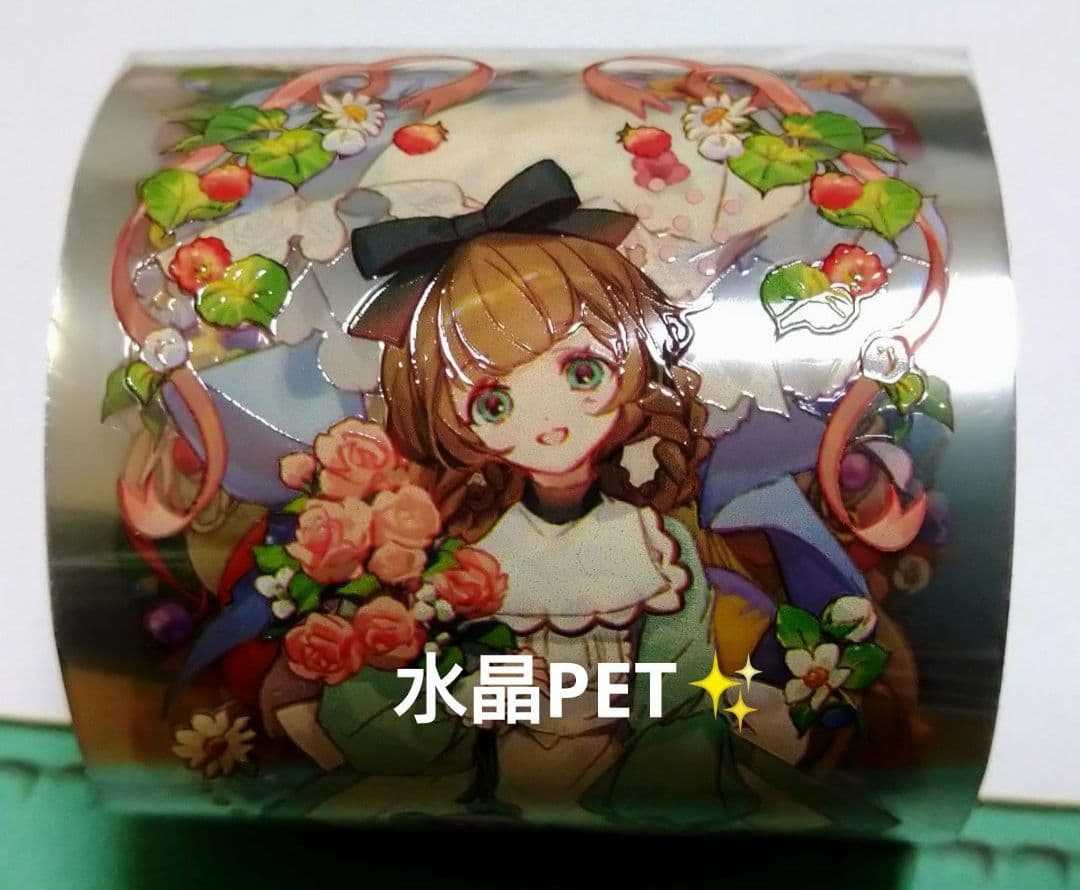 ✩再販✩J31＃仲夏游(水晶PET)切り売り海外人物マステ女の子