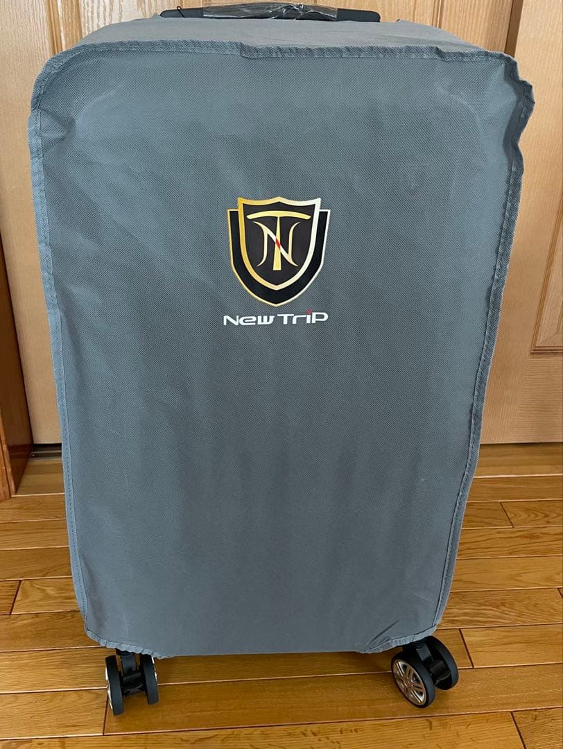 【新品】[New Trip] スーツケース Lサイズ スクエア型 5輪105L