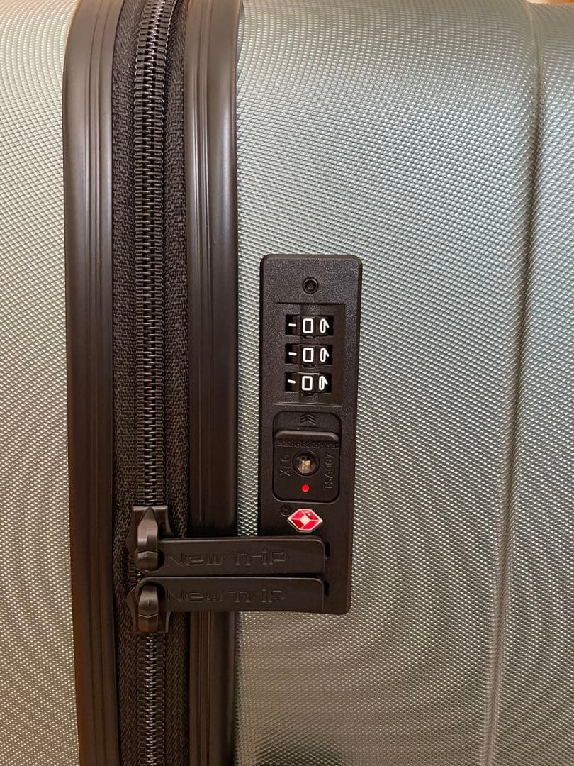 【新品】[New Trip] スーツケース Lサイズ スクエア型 5輪105L