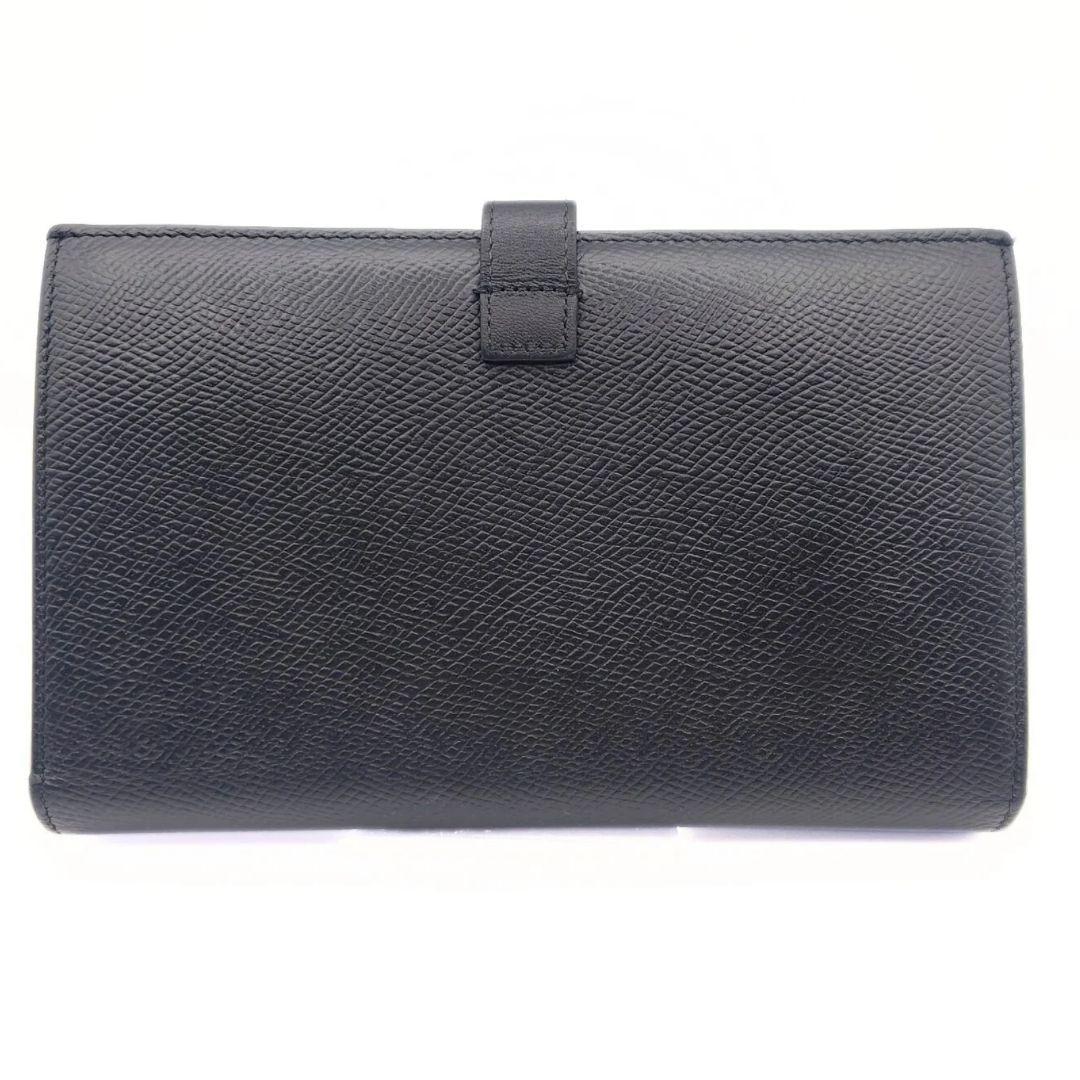 セリーヌ 二つ折り財布 ラージ ストラップ レザー ラージマルチファンクション