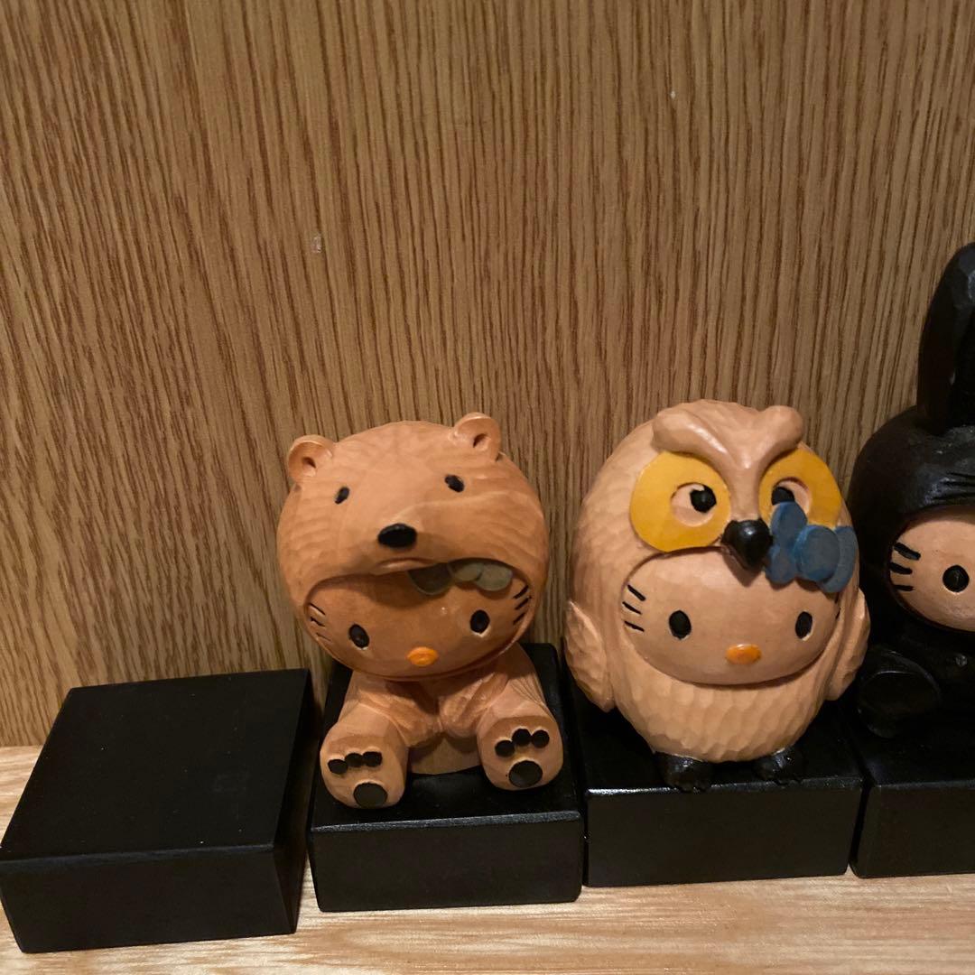 ハローキティ　木彫り　最終値下げ