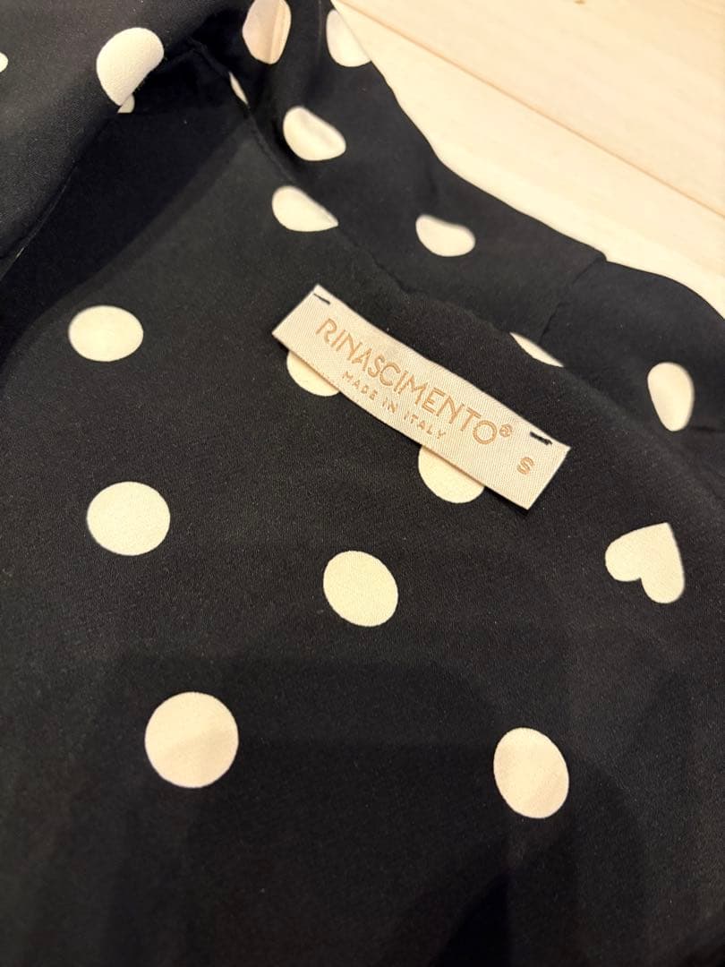 RINASCIMENTO ドット柄ノースリーブワンピース【最終お値下げ】