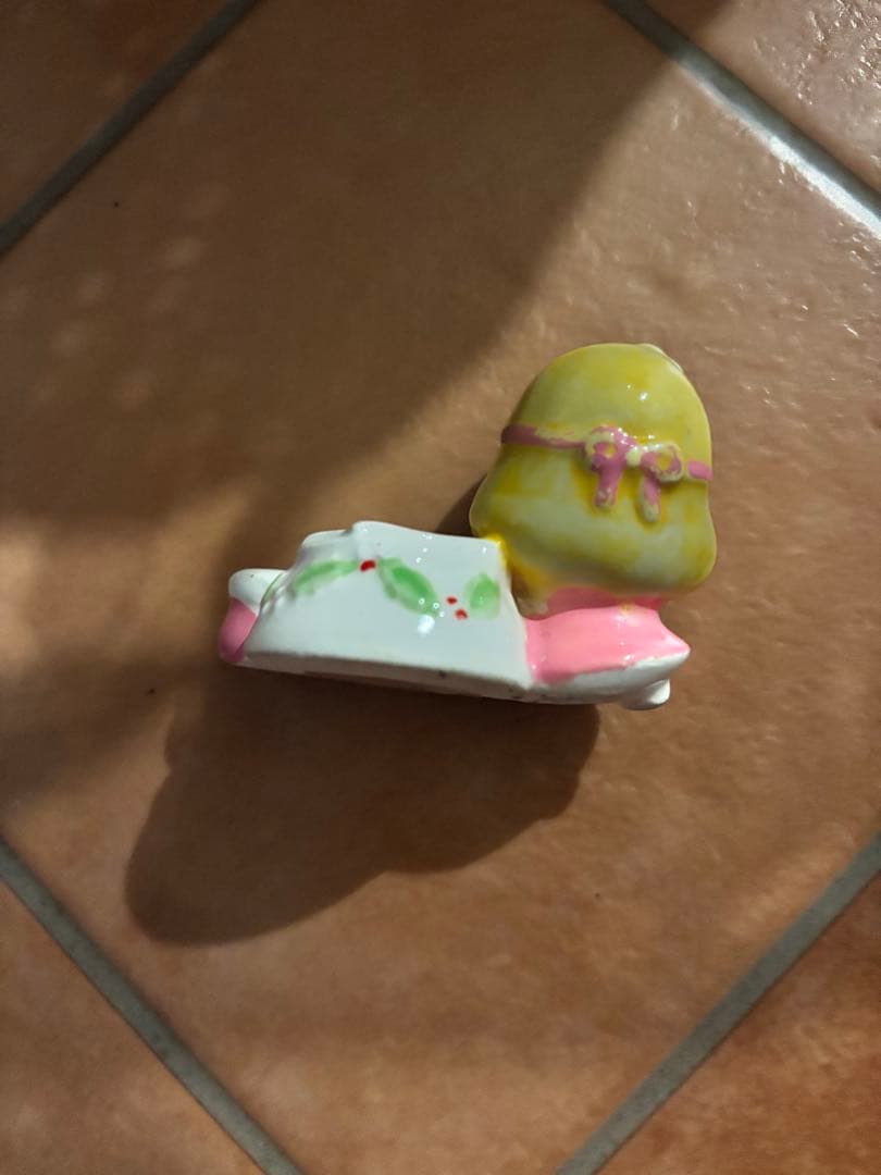 リトルツインスターズ　キキララ　キャンドルホルダー 陶器製　1976年　日本製