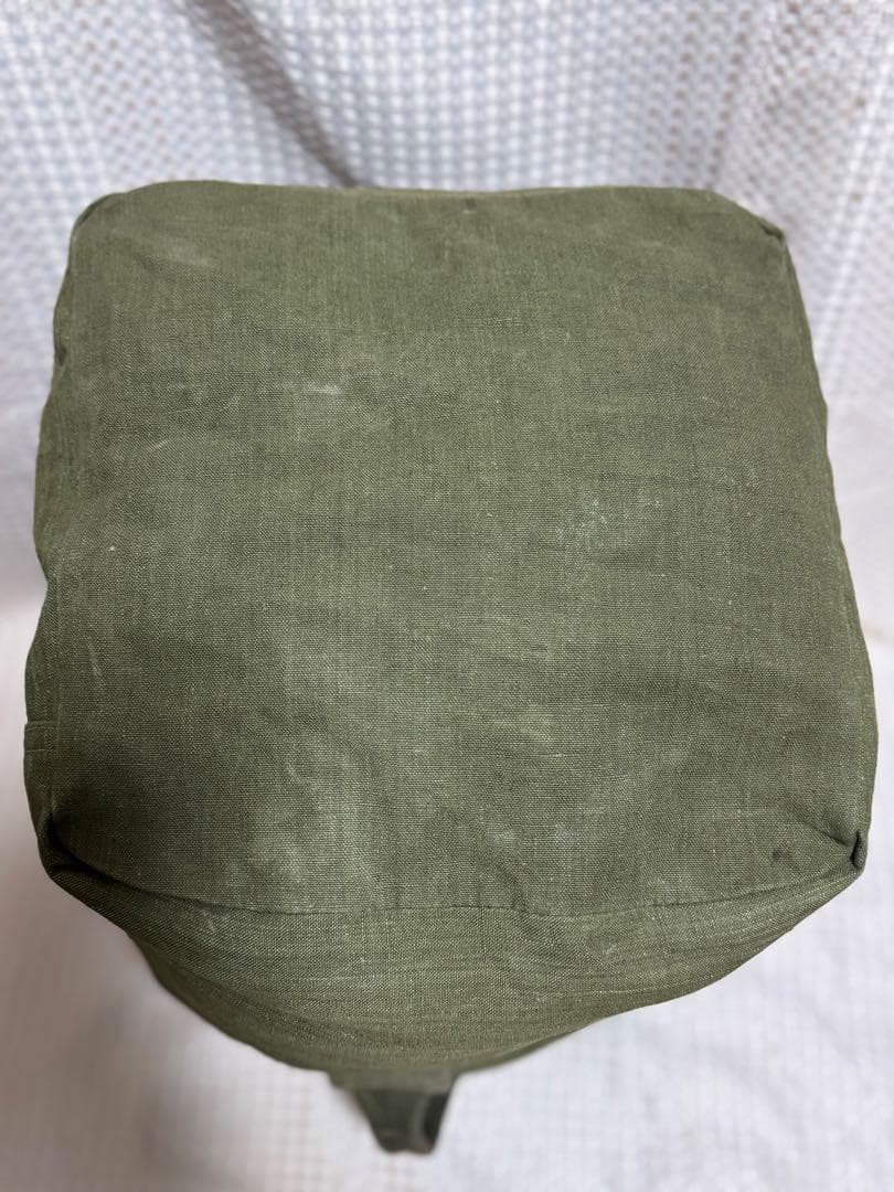 フランス軍 実物 ダッフルバッグ リネン