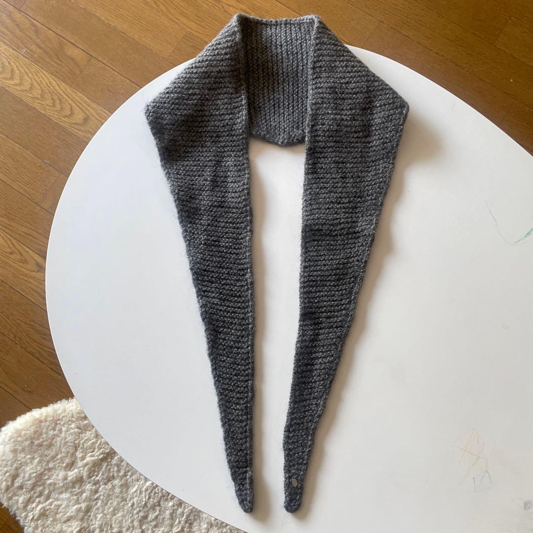 【極美品】 draw drawers ニット マフラー バブーシュカ