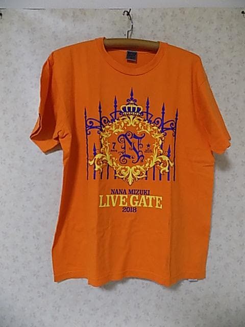 65261　水樹奈々　2018　LIVE GATE Tシャツ　オレンジ　L