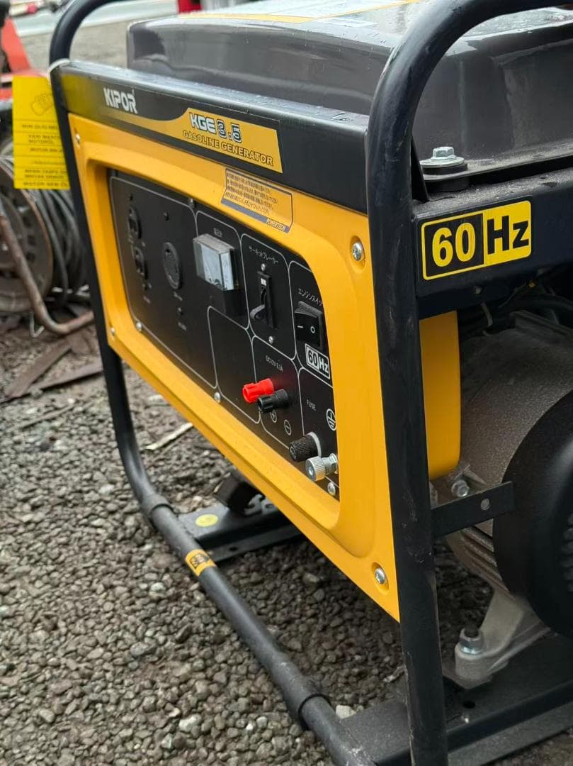 【福岡県みやま市】美品　パワーテック ガソリン エンジン 発電機 KGE3.5