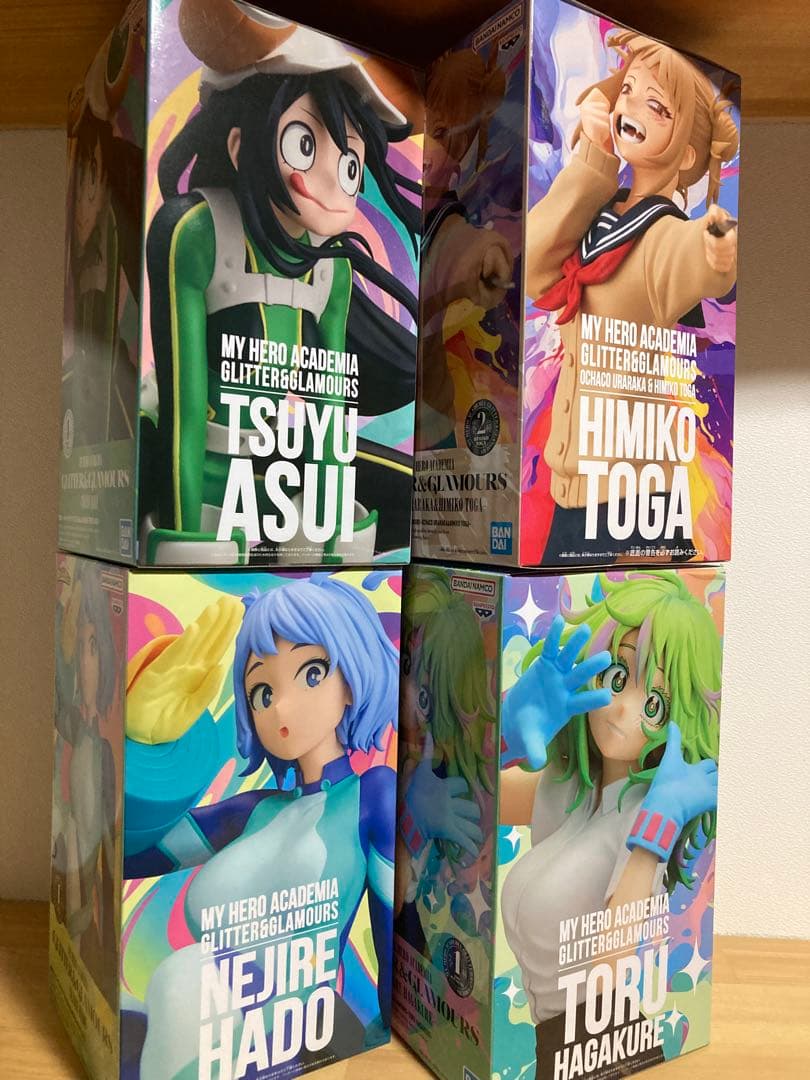 トガヒミコ　葉隠透　蛙吹梅雨　波動ねじれ　フィギュア　４個セット　未開封