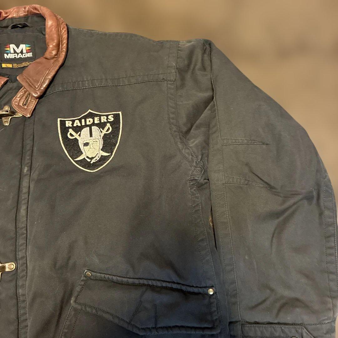 レア！ レイダース RAIDERS ファイャーマンコート 古着