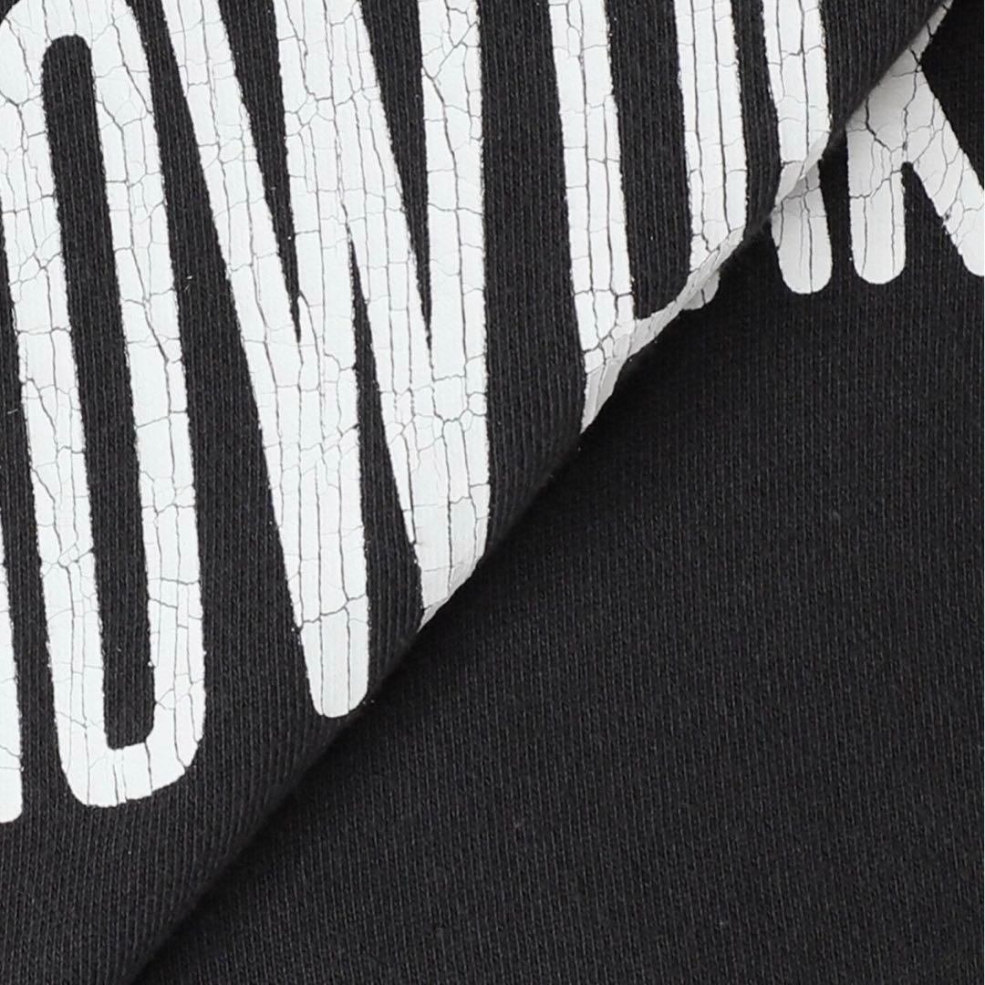 新品） Peak別注ロゴフェードスウェットパーカーブラックM