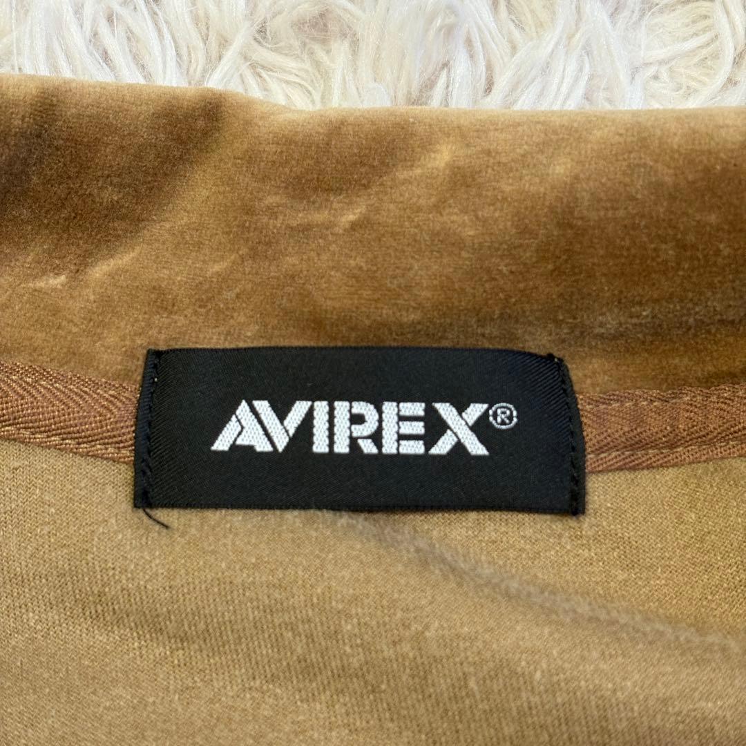 希少　アヴィレックス　AVIREX (Ｍ) ベロアトラックジャケット　ジャージ