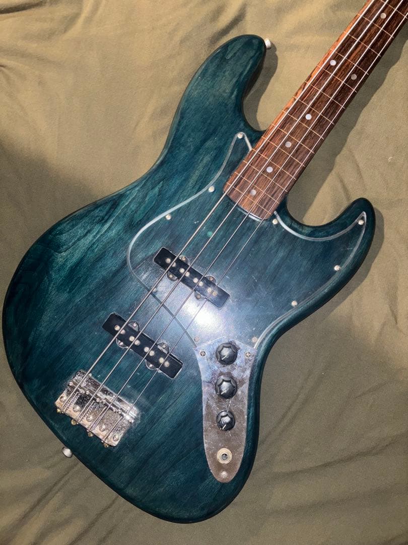 め*p様 コンポーネント　フレットレスベース　日本製　グリーン