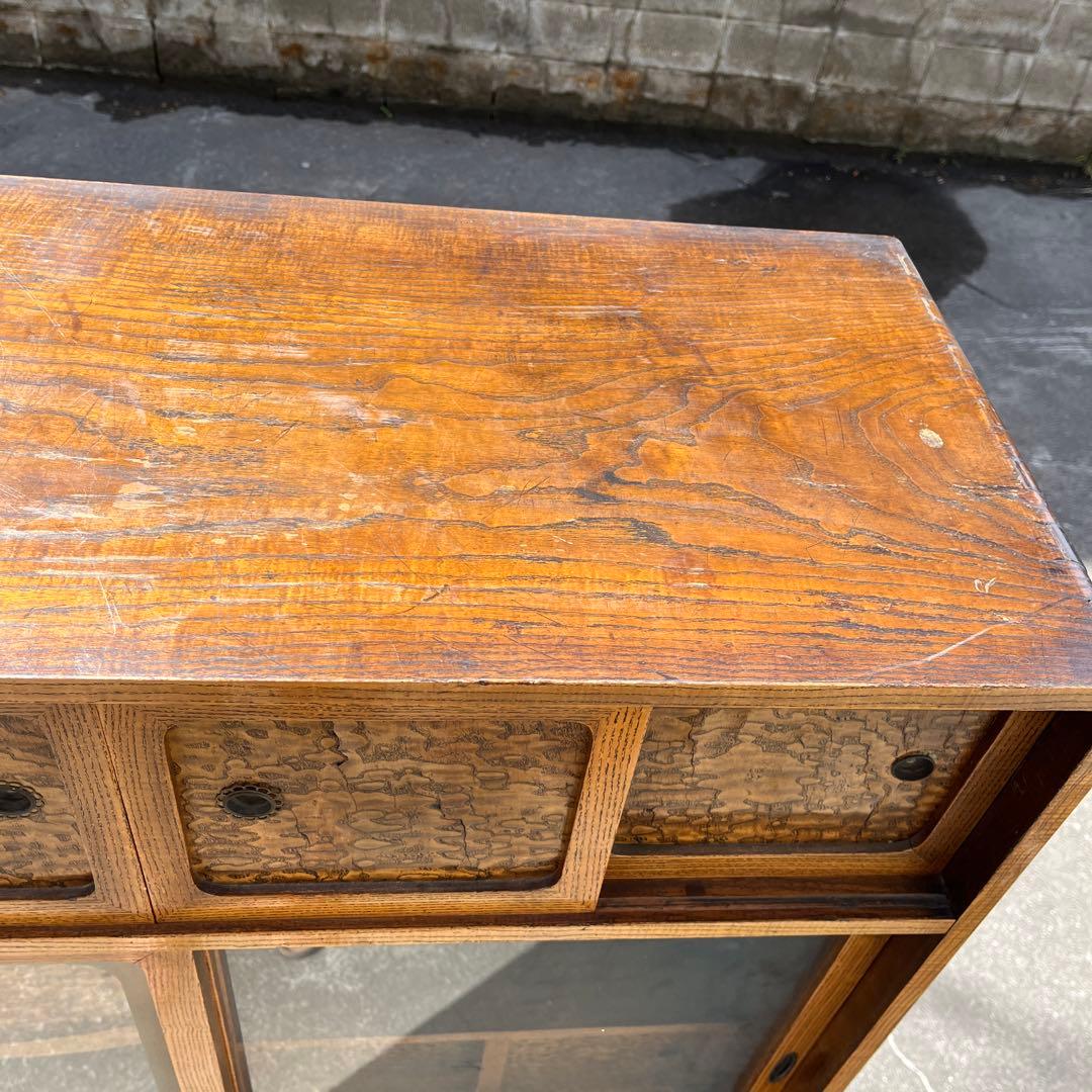 茶箪笥　飾り棚　箪笥　和家具　タンス　レトロ