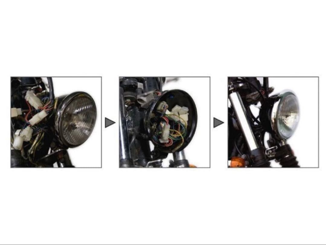 モーターロック　69ベーツライト　クローム