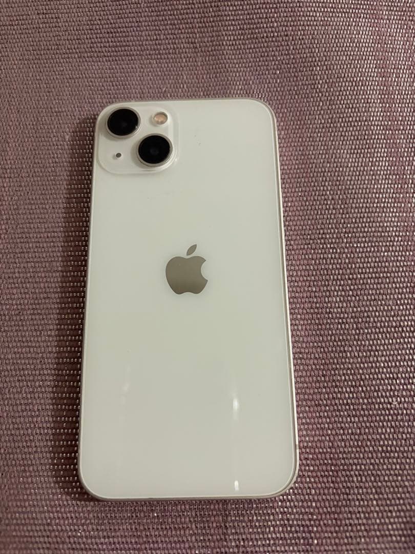 Apple iPhone 13 スターライト本体　バッテリー76%