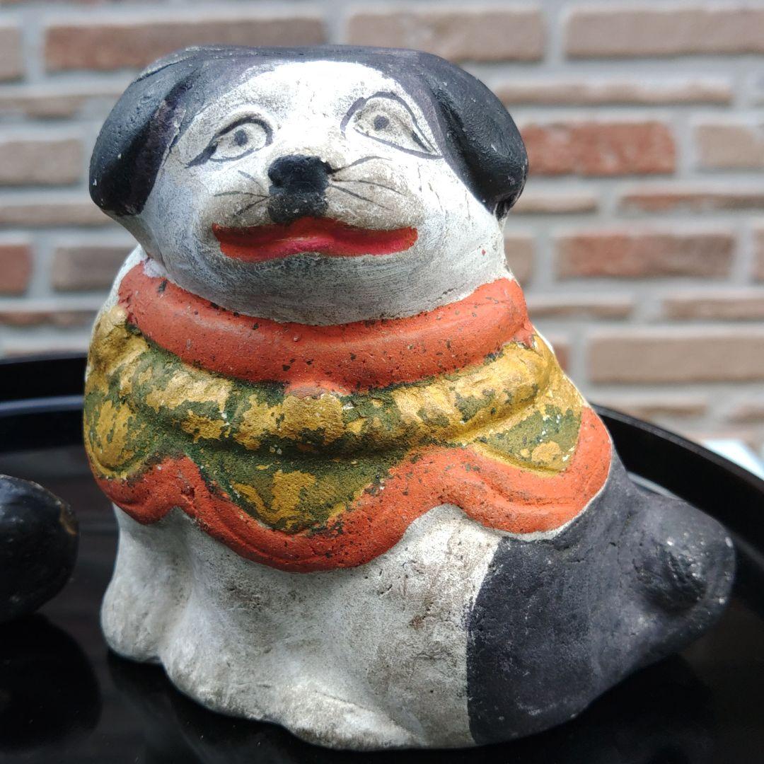 土雛　座敷犬　レトロ玩具