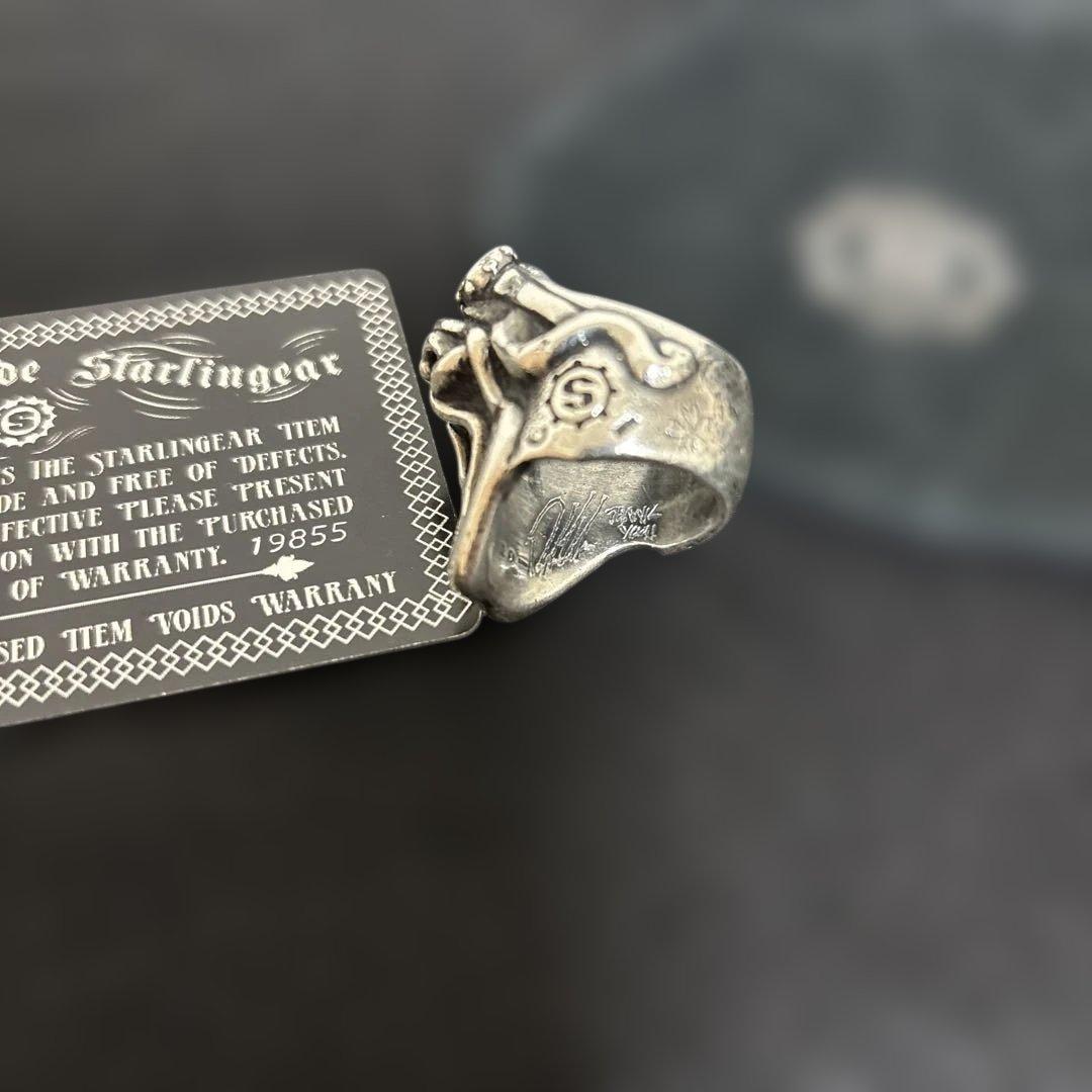 Starlingear ニューガナーフレイム、リックのサイン、カード一枚革袋付き