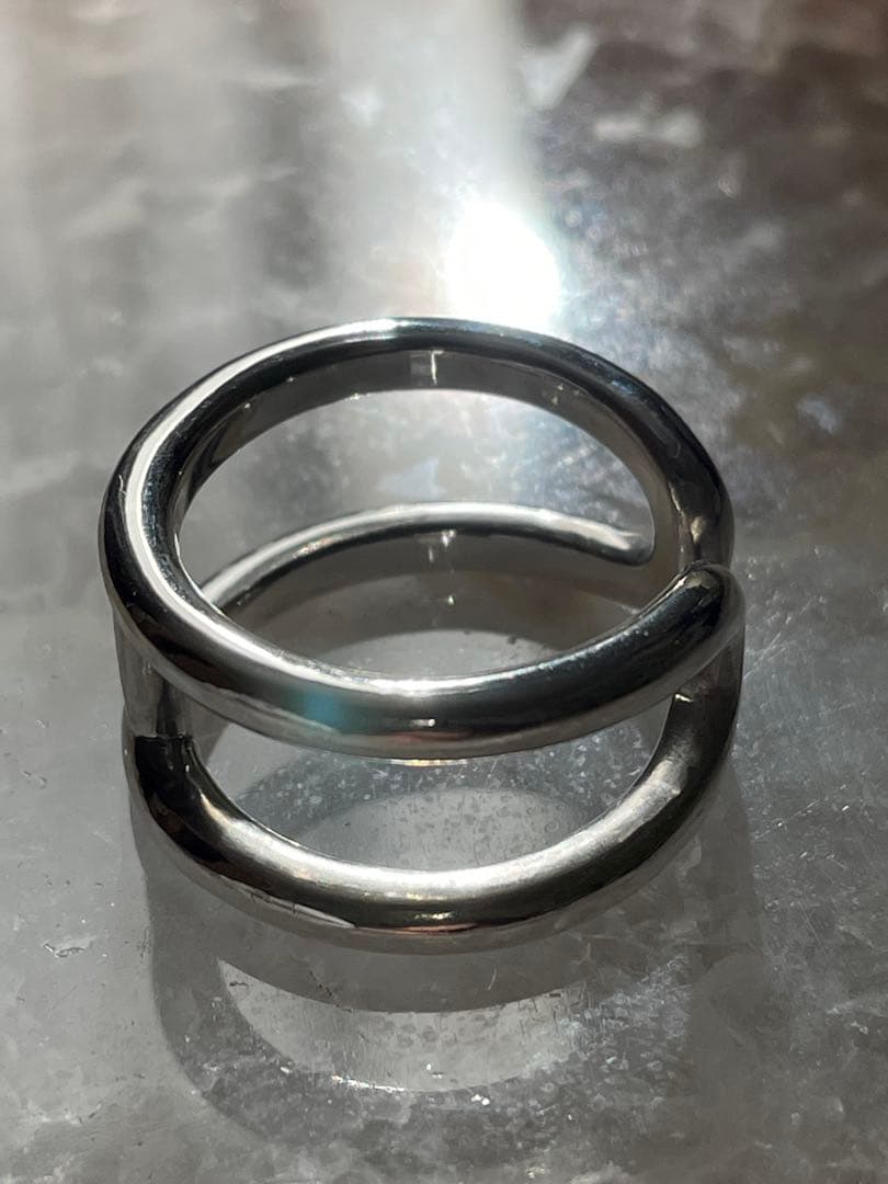 XOLO JEWELRY H Ring ダブルリング　925 ショロ　18号