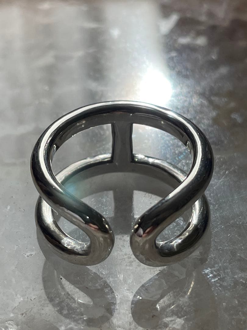 XOLO JEWELRY H Ring ダブルリング　925 ショロ　18号