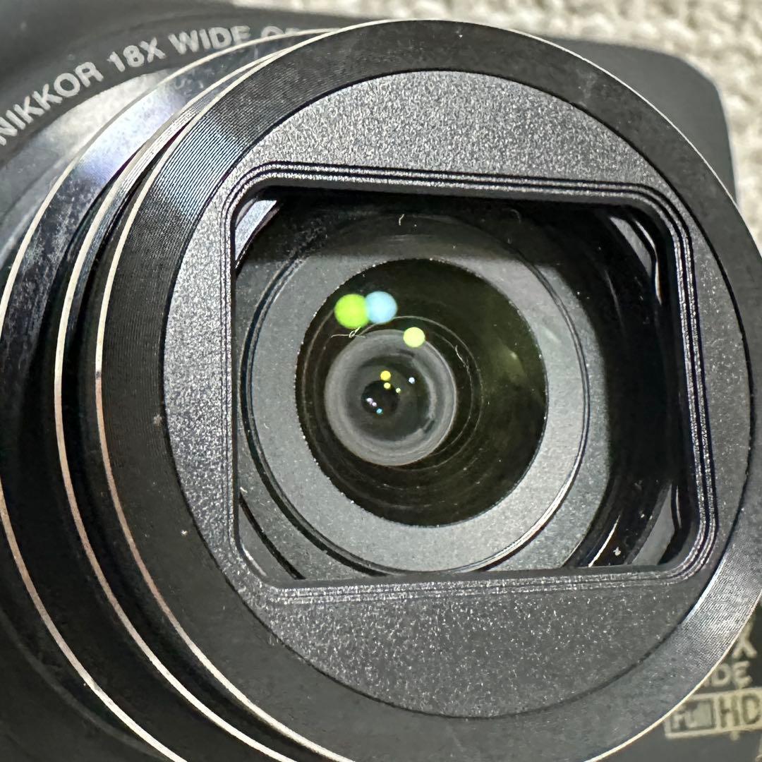 動作品 バッテリー充電器付き✨️COOLPIX S9300 コンデジ　ブラック　黒