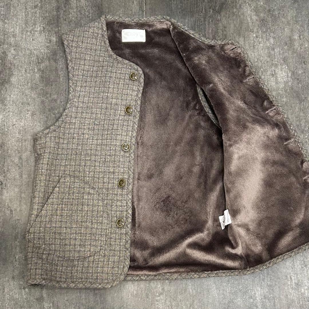 TROVE トローヴ ウールチェックベスト