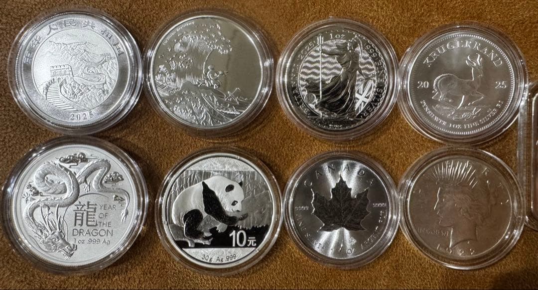 銀貨セット .999純度 多様なデザイン