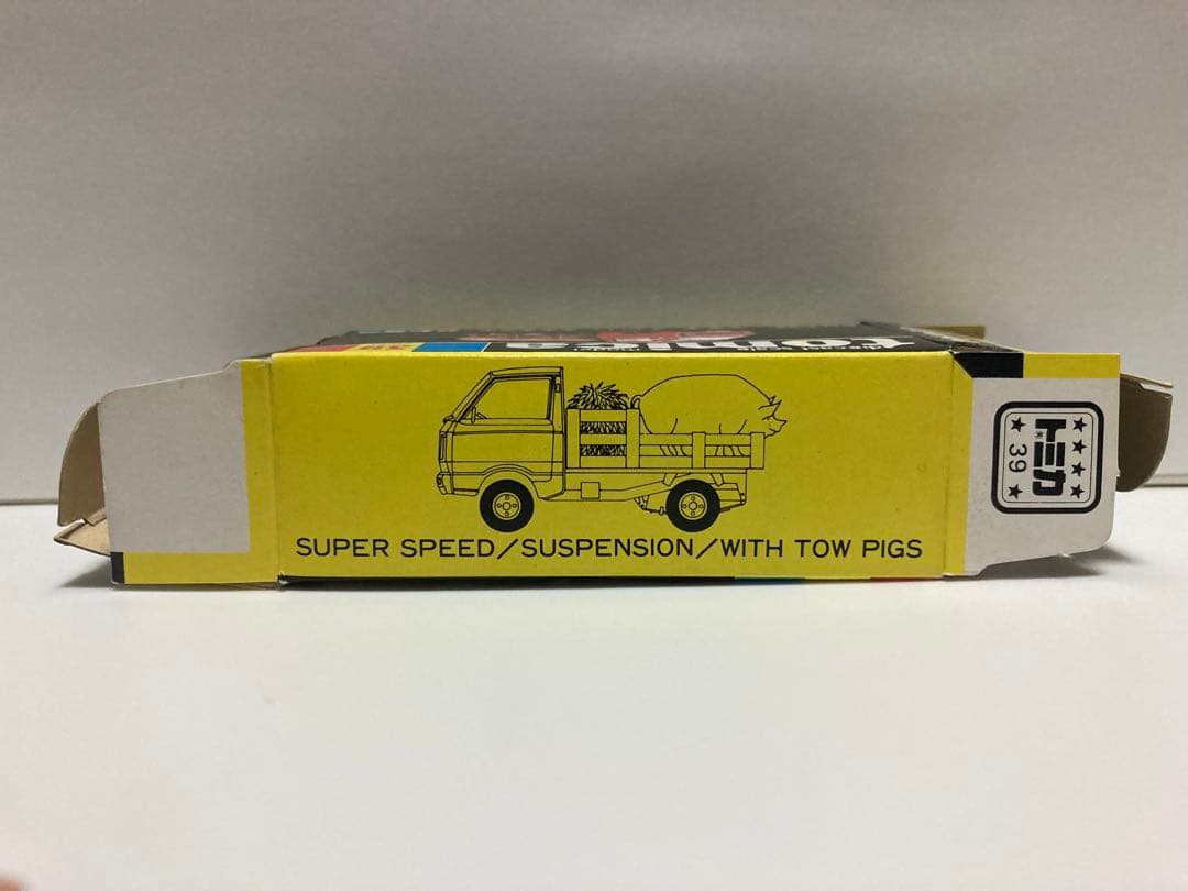 トミカ　No.39 黒箱　日本製　スズキ　キャリィ　家畜運搬車