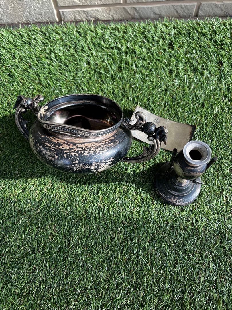 シルバー製トロフィー約306gジャンク