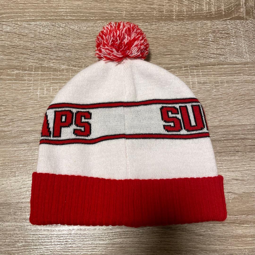 [美品]SUPREME WTAPS ボンボン BEANIE ヘリン着用 赤